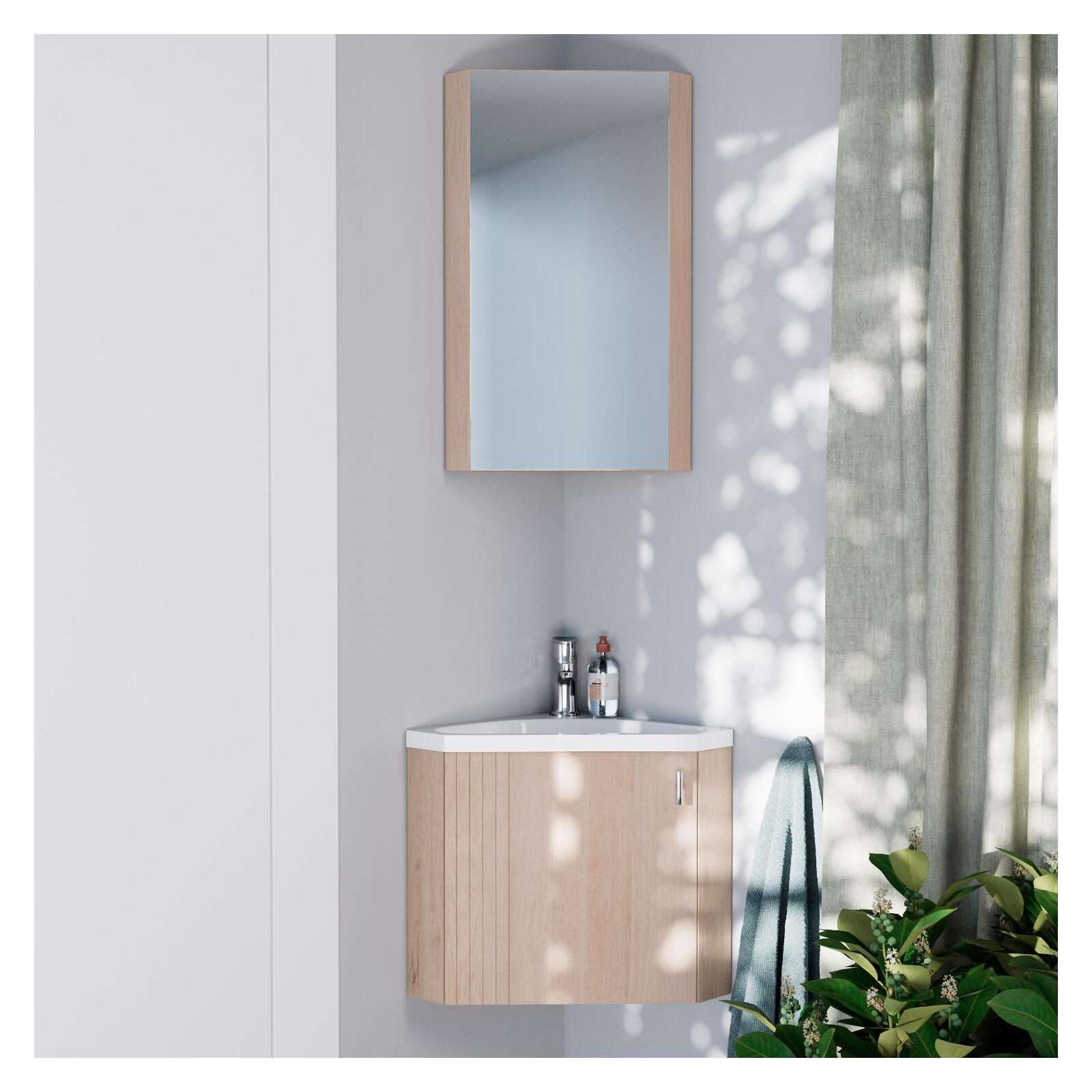 Meuble lave-mains d'angle KODA