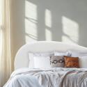 Tête de lit tissu bouclette 165 cm LENA