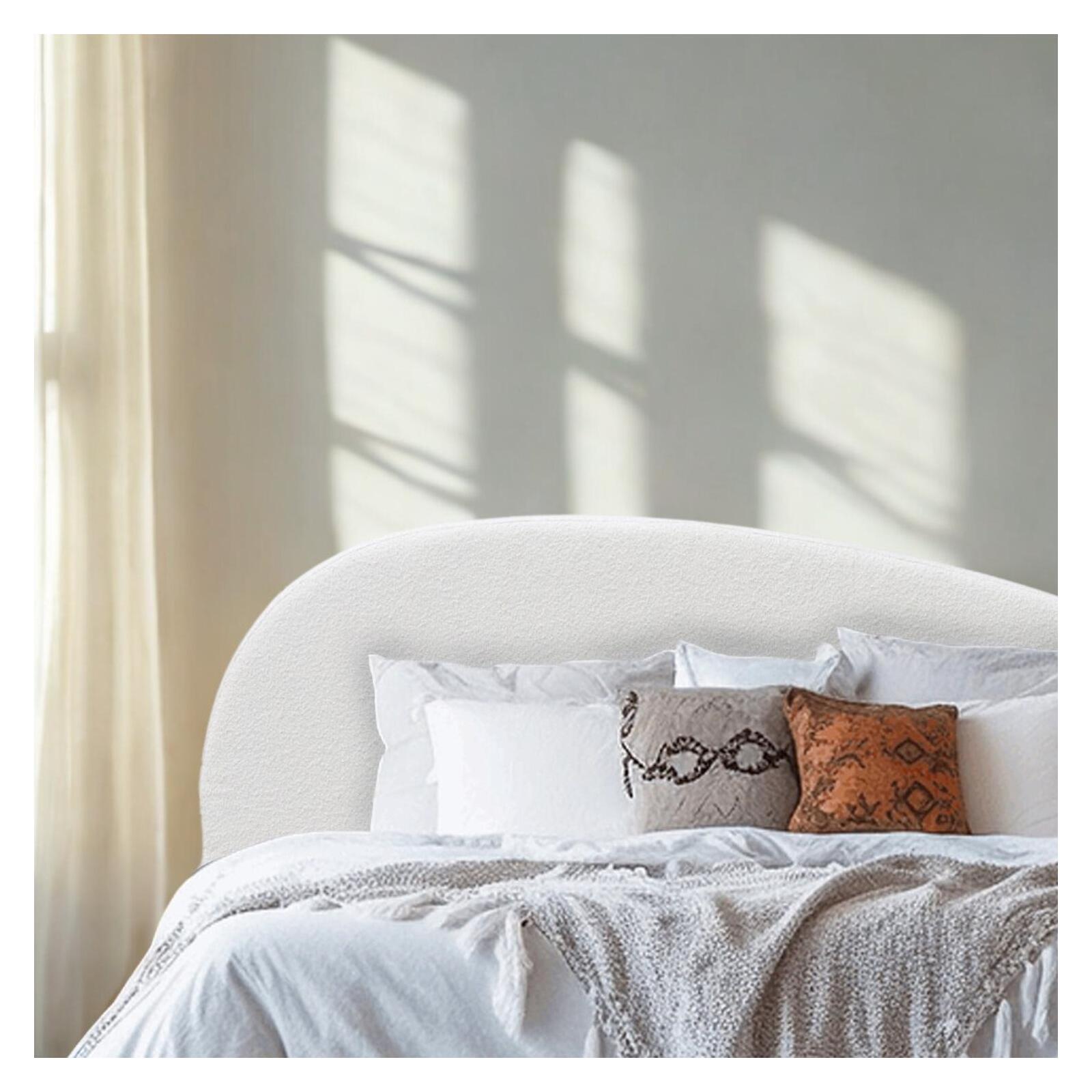 Tête de lit tissu bouclette 165 cm LENA