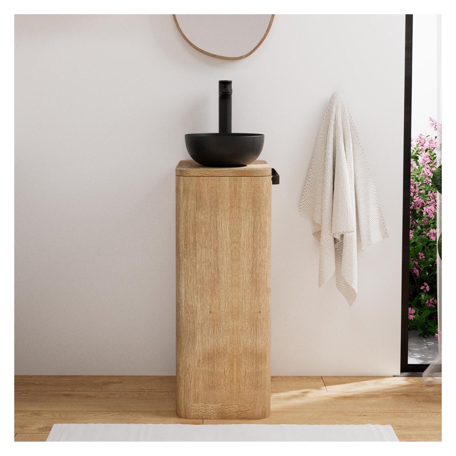 Ensemble meuble lave-mains TOM + vasque MAUD