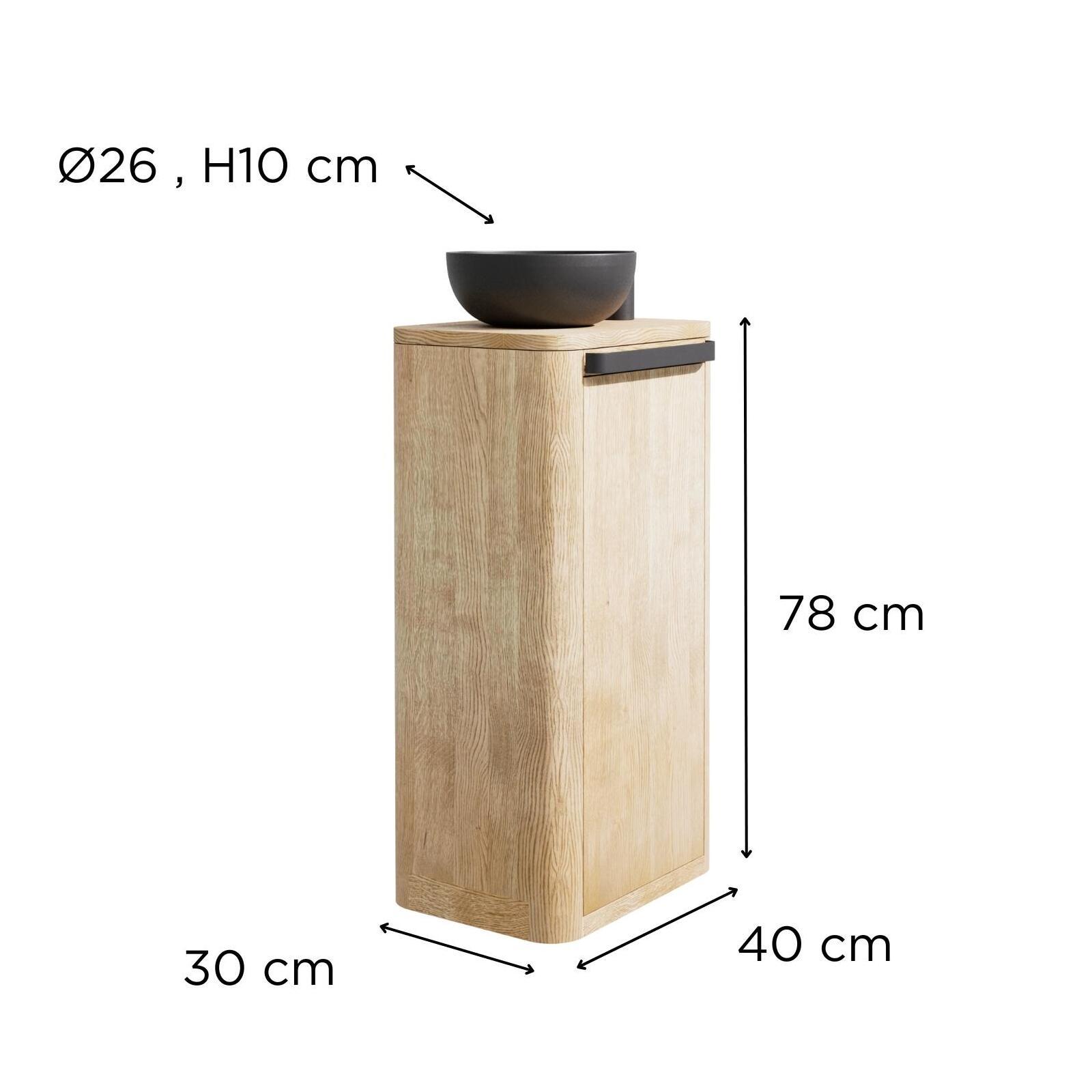 Ensemble meuble lave-mains TOM + vasque MAUD