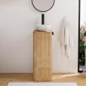 Ensemble meuble lave-mains TOM + vasque MAUD + robinet ROB