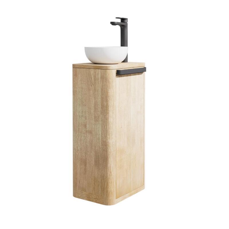 Ensemble meuble lave-mains TOM + vasque MAUD + robinet ROB