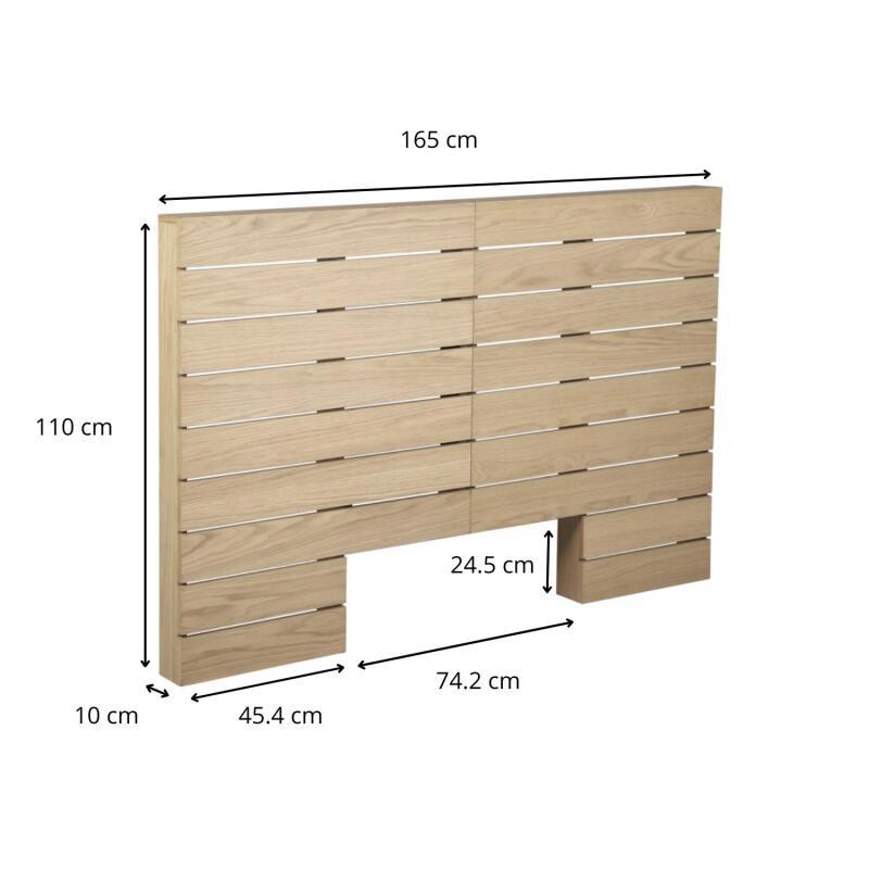 Tête de lit en bois 165 cm KABANN
