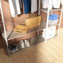 Portants Vêtements en bois et métal NOIR - Lot de 2 - JUNE