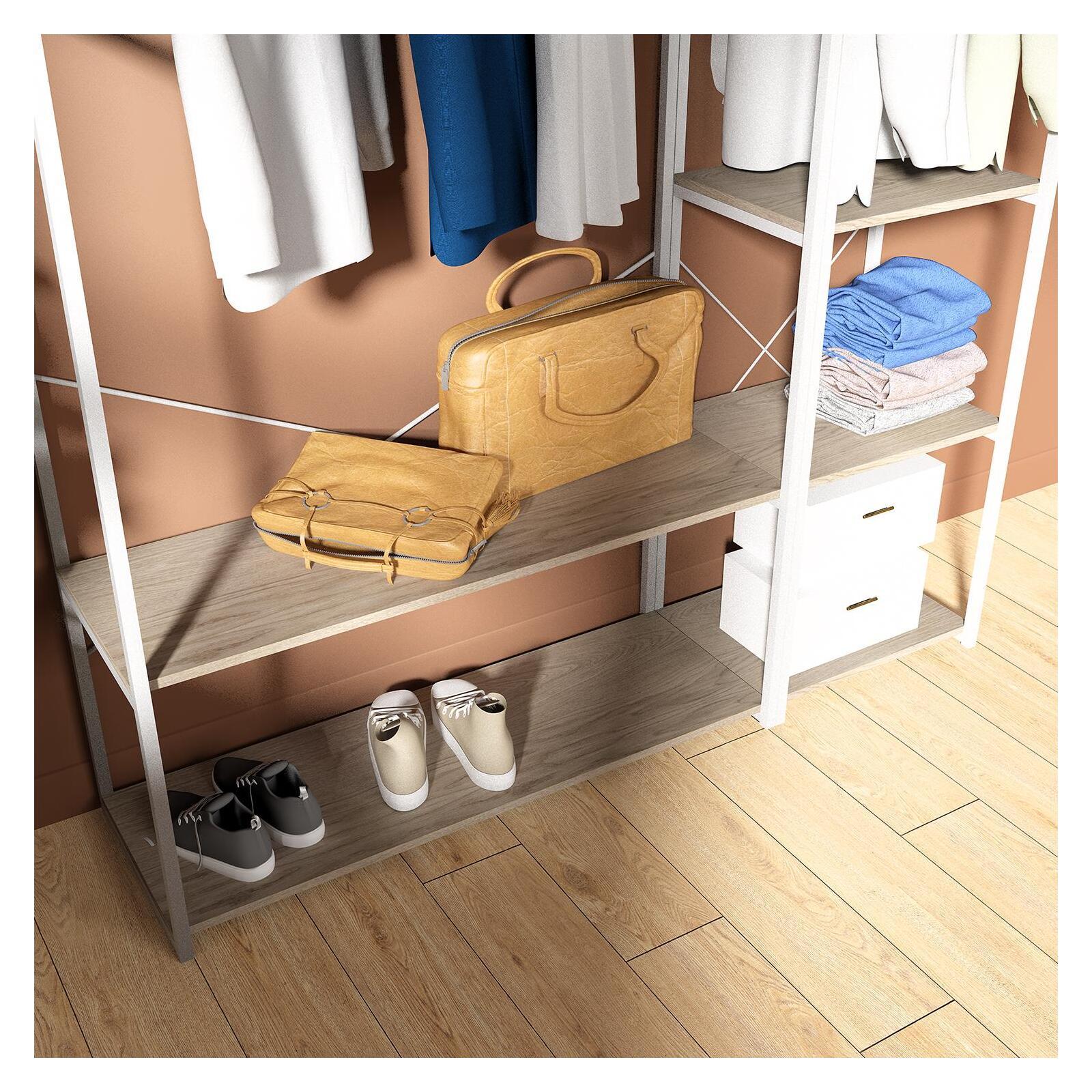 Portants Vêtements en bois et métal NOIR - Lot de 2 - JUNE