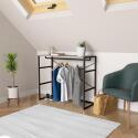Portant vêtements sous combles penderie L100 x H85 cm