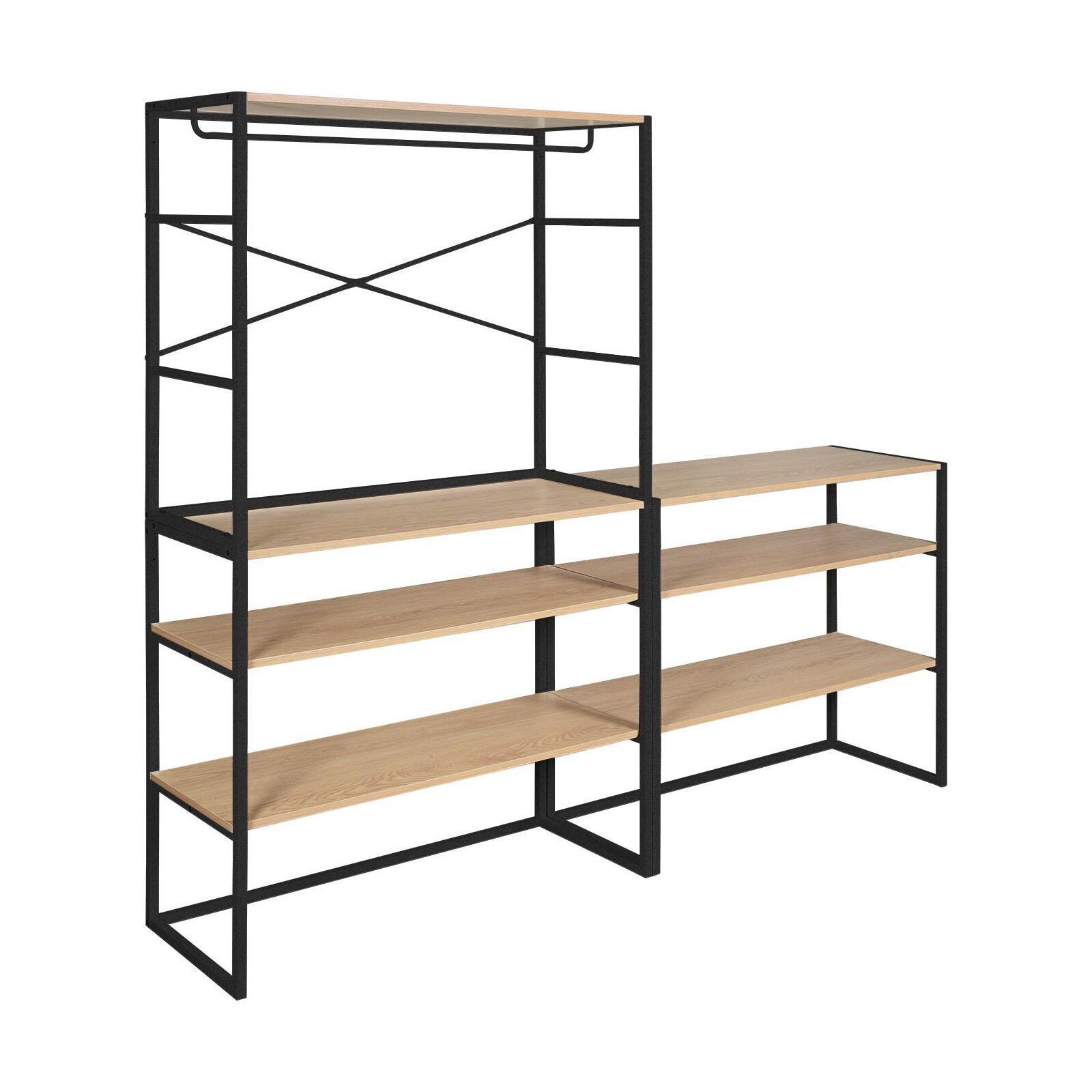 Portants vêtements sous combles modulables - Lot de 3