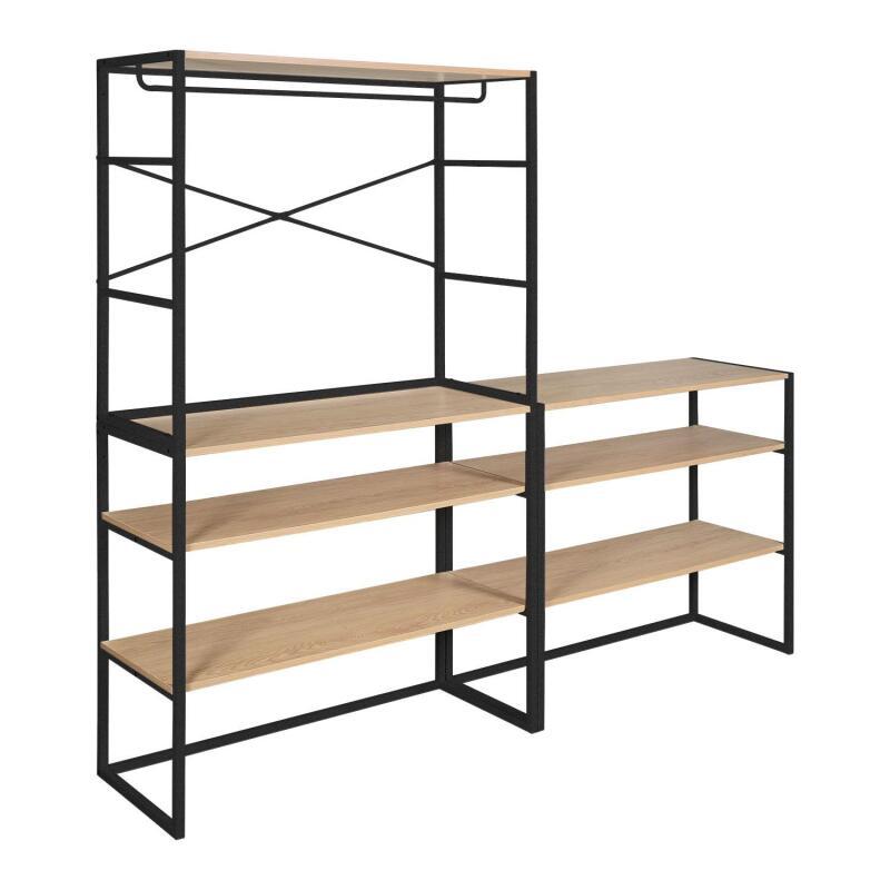 Portants vêtements sous combles modulables - Lot de 3