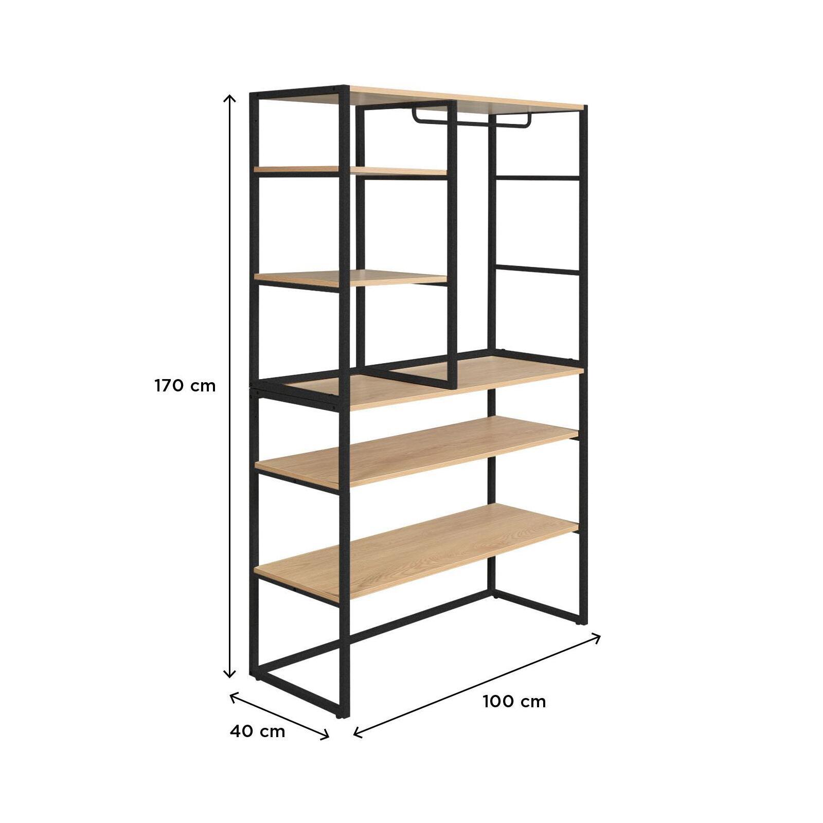 Portants vêtements sous combles modulables - Lot de 2