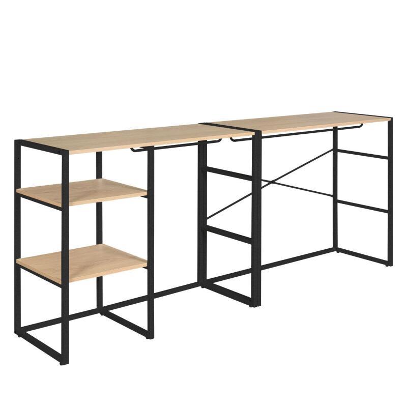 Portants vêtements sous combles modulables - Lot de 2