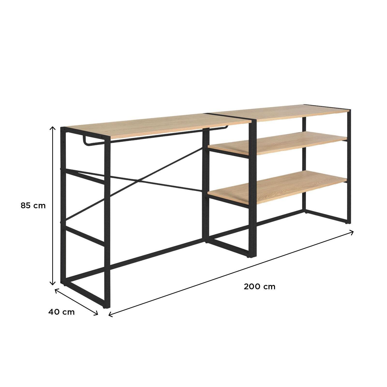 Portants vêtements sous combles  modulables - Lot de 2