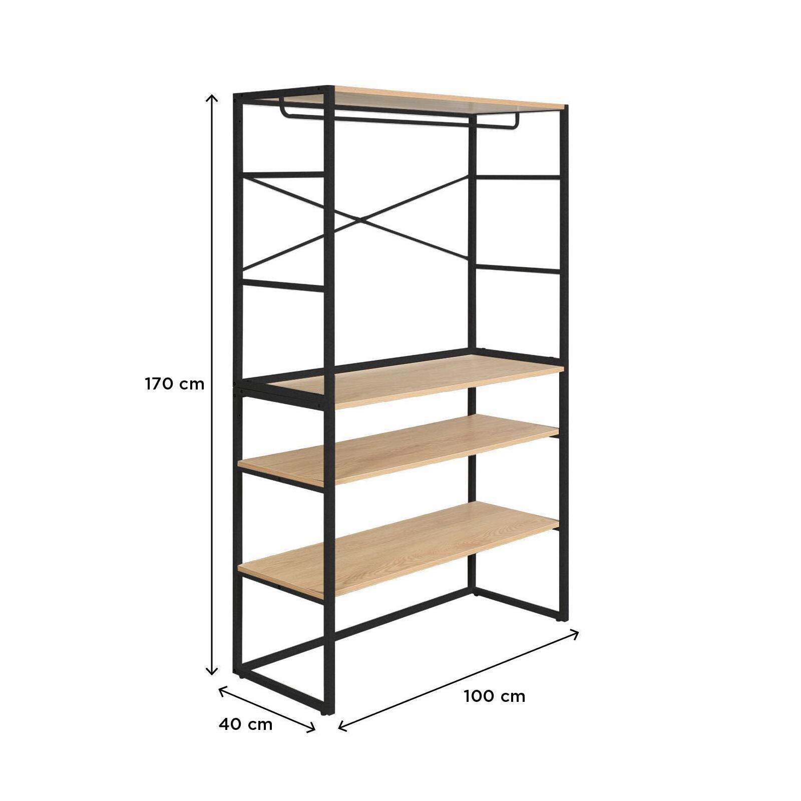 Portants vêtements sous combles  modulables - Lot de 2
