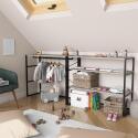Portants vêtements sous combles  modulables - Lot de 2