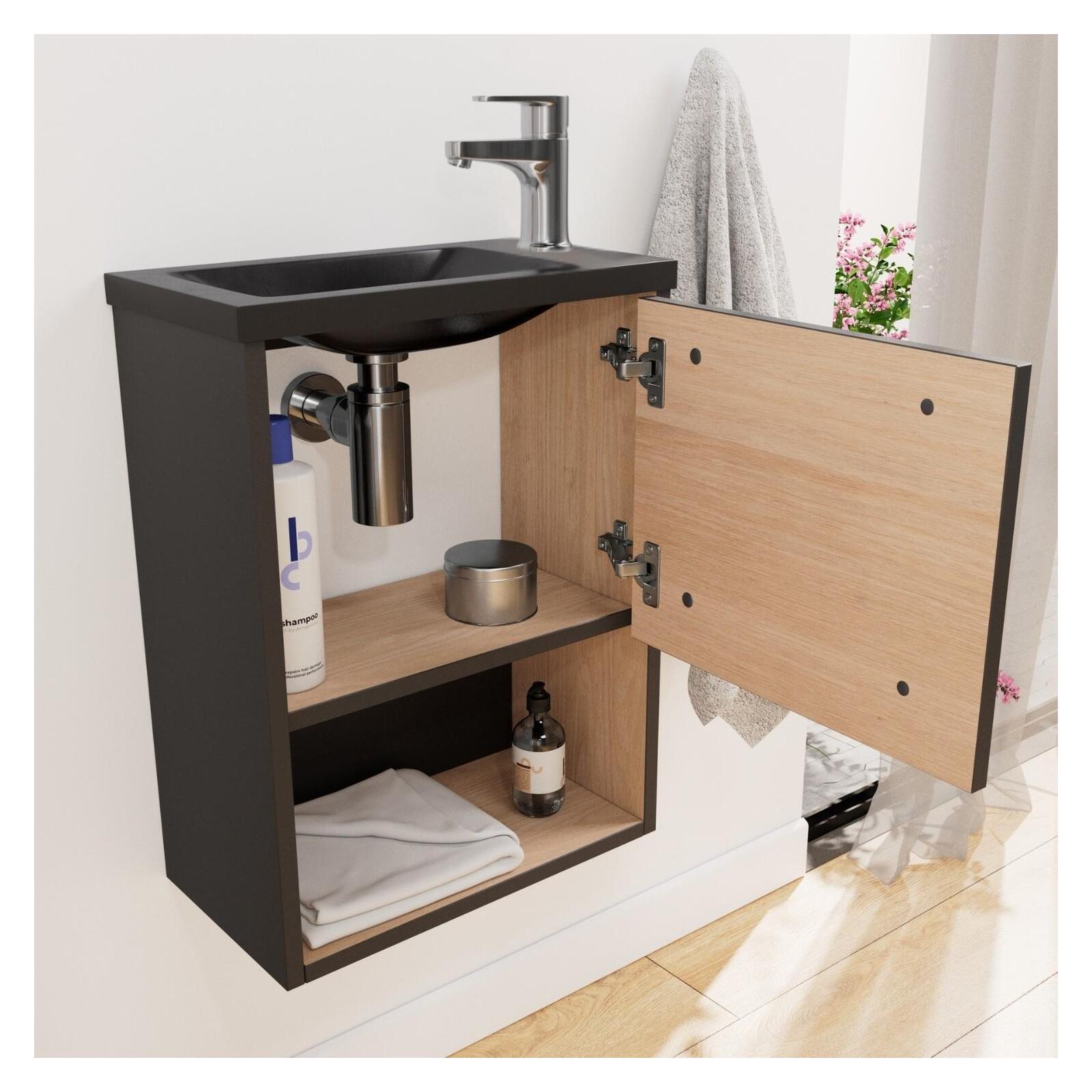 Ensemble meuble lave-mains NIKA + robinet TAP