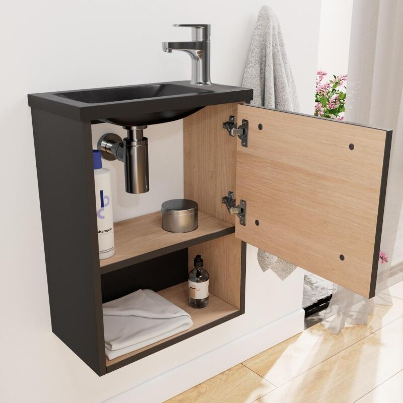 Ensemble meuble lave-mains NIKA + robinet TAP