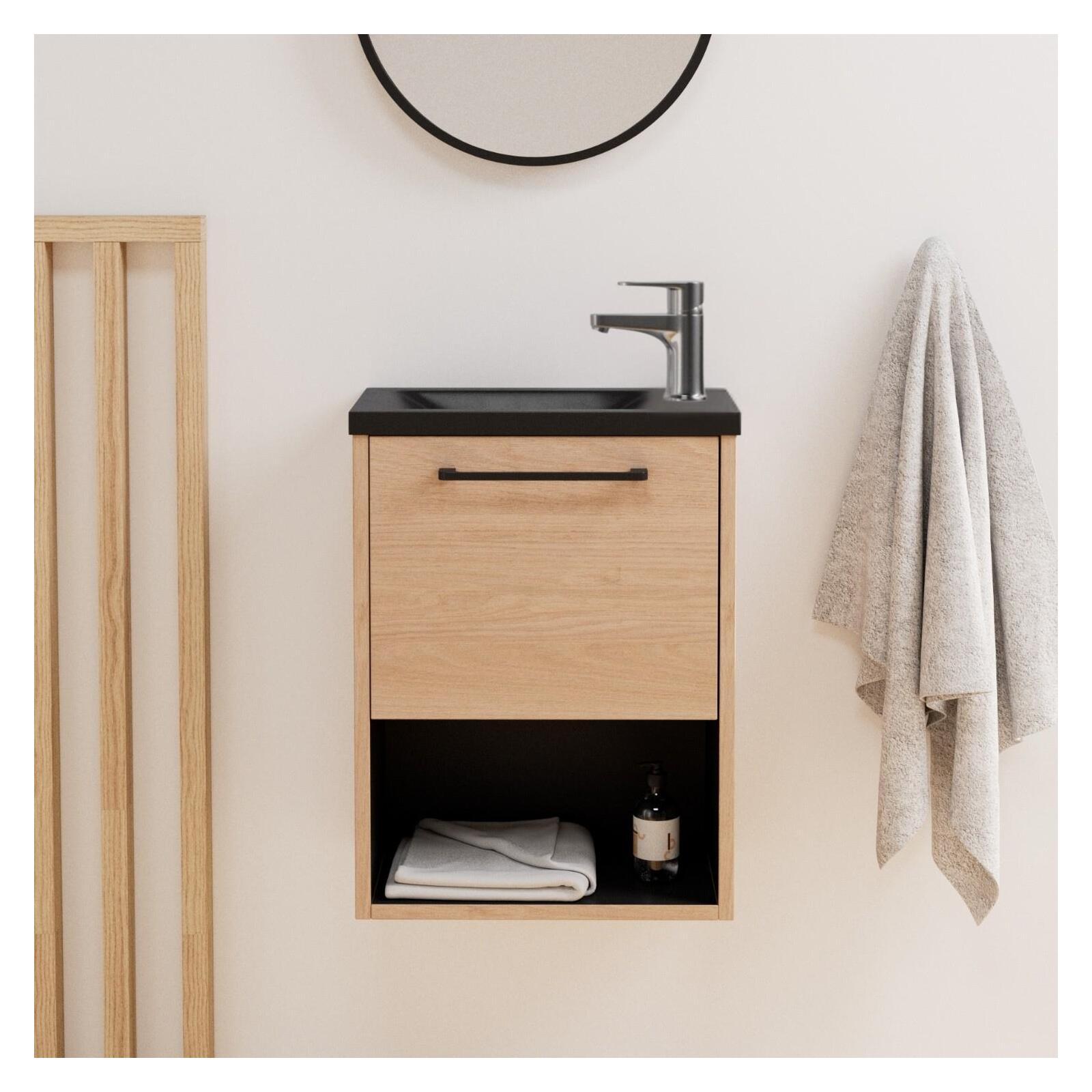 Ensemble meuble lave-mains NIKA + robinet TAP