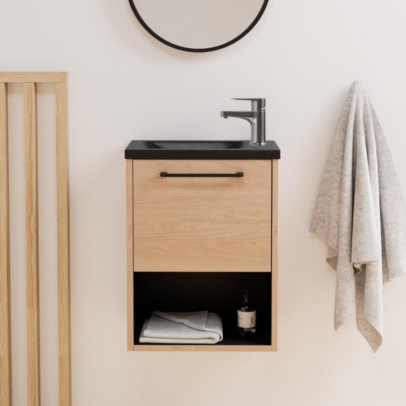 Ensemble meuble lave-mains NIKA + robinet TAP