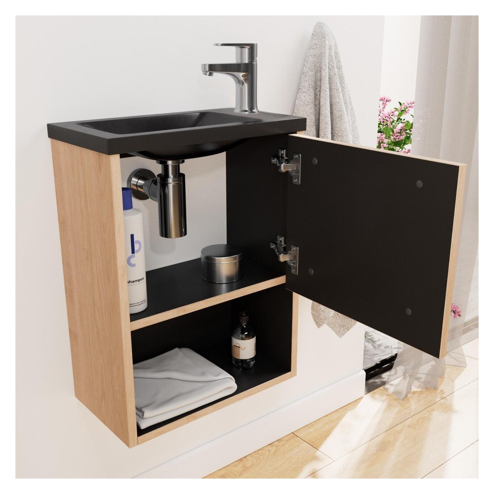 Ensemble meuble lave-mains NIKA + robinet TAP