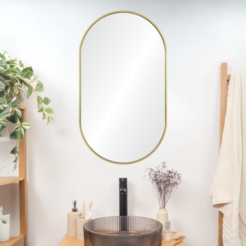 Miroir ovale 40x70cm