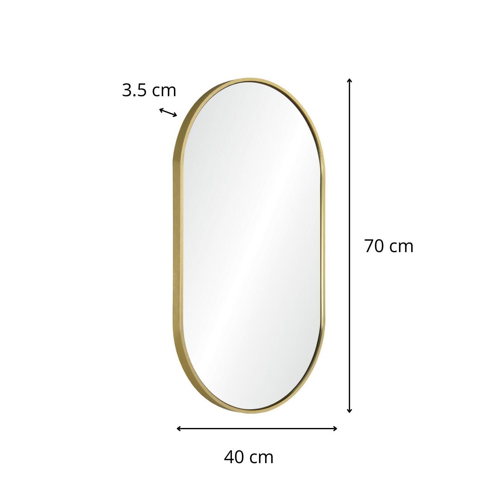 Miroir ovale 40x70cm