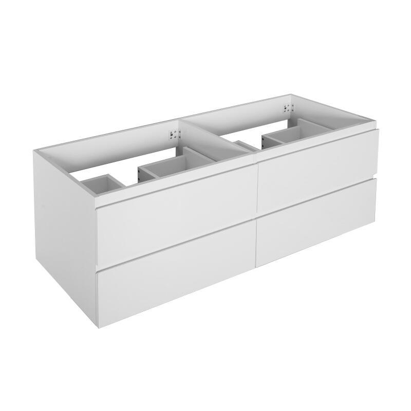 Meuble double vasque décor chêne  120cm
