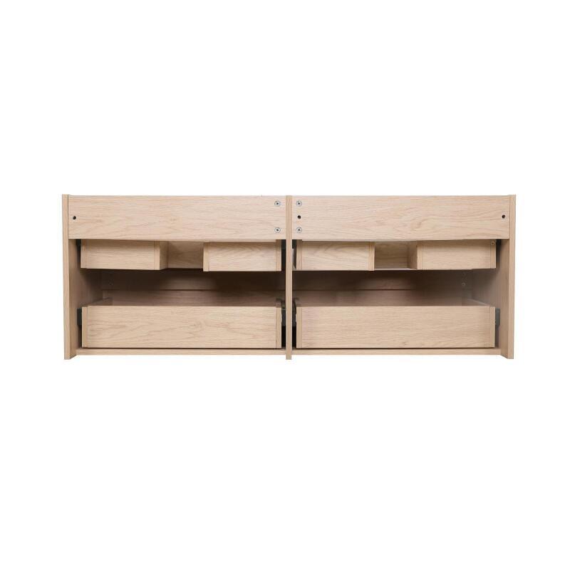 Meuble double vasque blanc  120cm  + plan double vasque