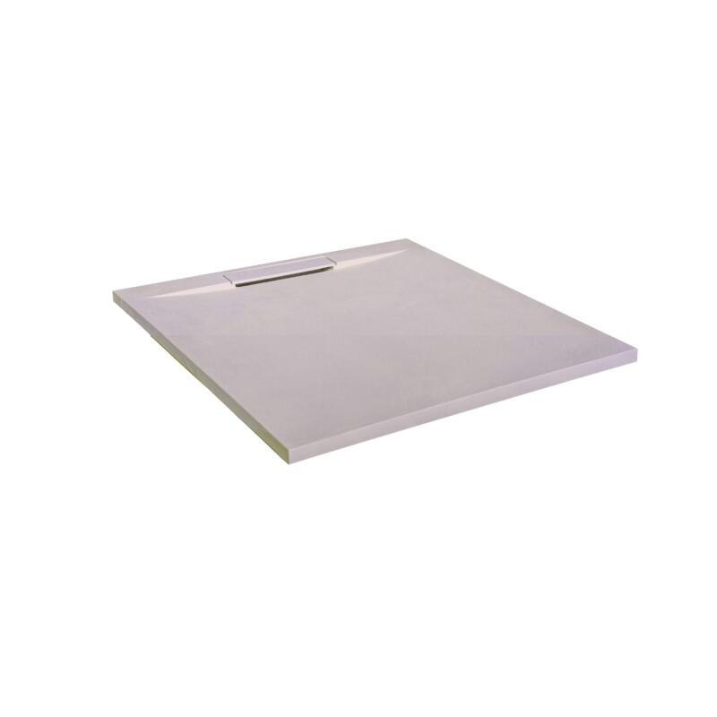 Receveur de douche aspect ardoire extra-plat 90x90cm