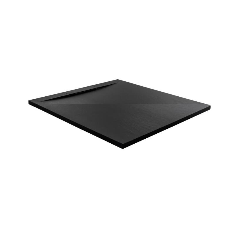 Receveur de douche aspect ardoire extra-plat 90x90cm
