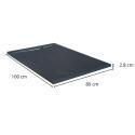 Receveur de douche aspect ardoise extra-plat 100x80cm