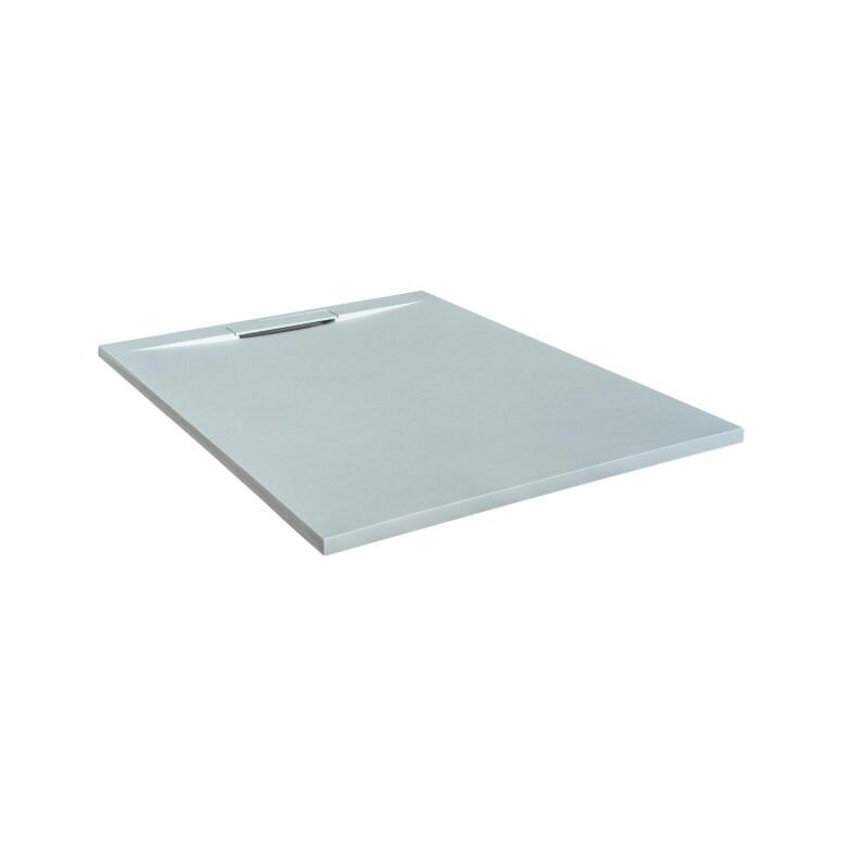 Receveur de douche aspect ardoise extra-plat 100x80cm