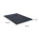 Receveur de douche aspect ardoise extra-plat 120x80cm