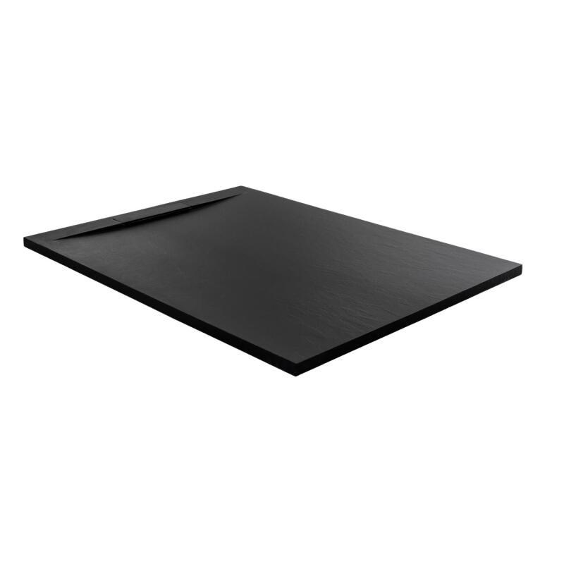 Receveur de douche aspect ardoise extra-plat 120x80cm