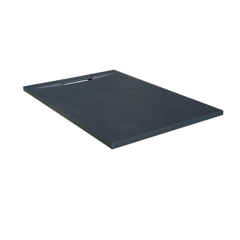 Receveur de douche aspect ardoise extra-plat 120x90cm