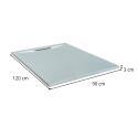 Receveur de douche aspect ardoise extra-plat 120x90cm