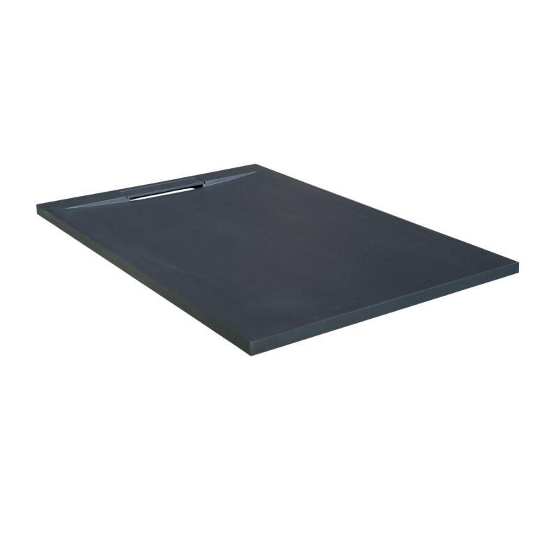 Receveur de douche aspect ardoise extra-plat 140x90cm