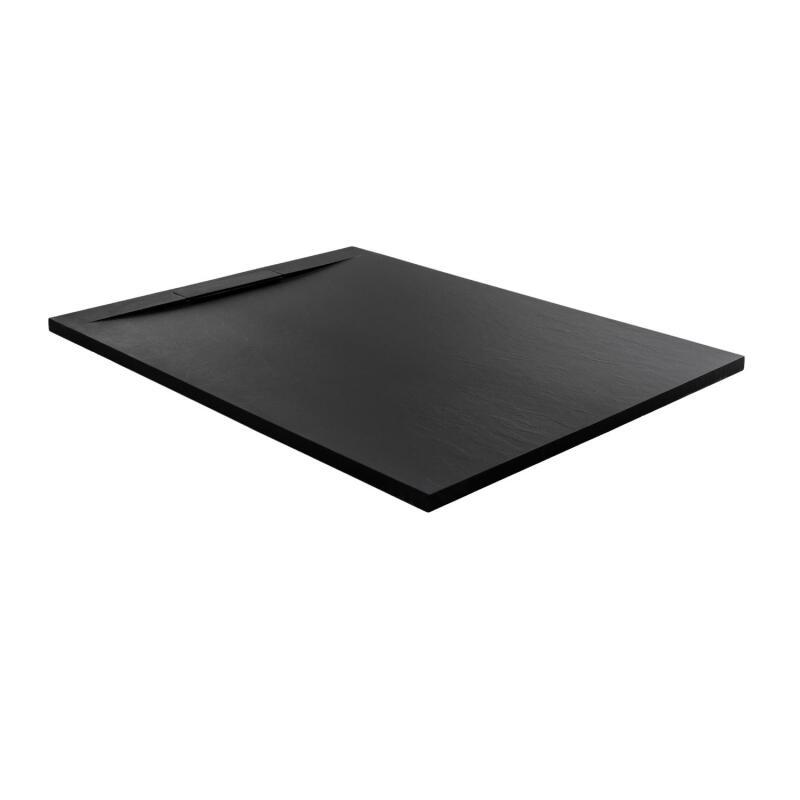 Receveur de douche aspect ardoise extra-plat 140x90cm