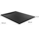 Receveur de douche aspect ardoise extra-plat 140x90cm