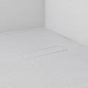 Receveur de douche aspect pierre extra-plat 100x80cm