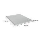 Receveur de douche aspect pierre extra-plat 100x80cm