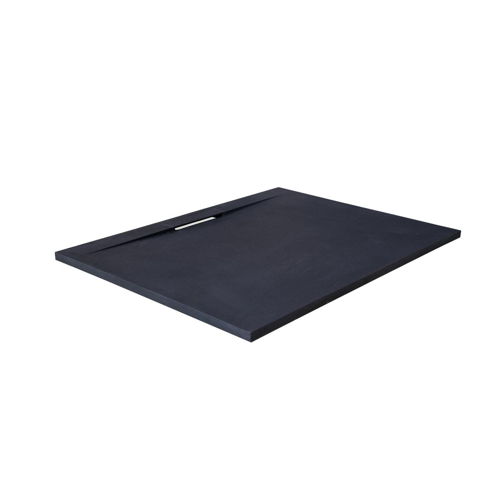 Receveur de douche mural aspect ardoise extra-plat 120x90cm