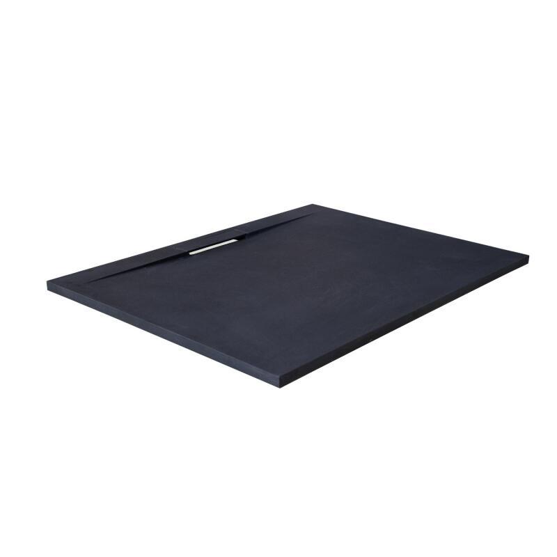 Receveur de douche mural aspect ardoise extra-plat 120x90cm