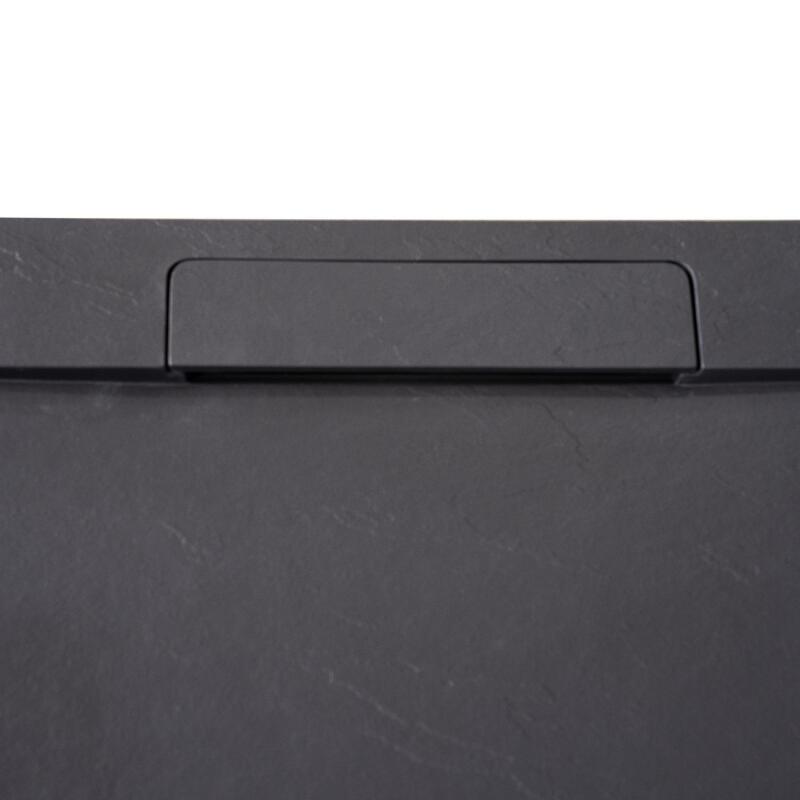 Receveur de douche mural aspect ardoise extra-plat 120x90cm