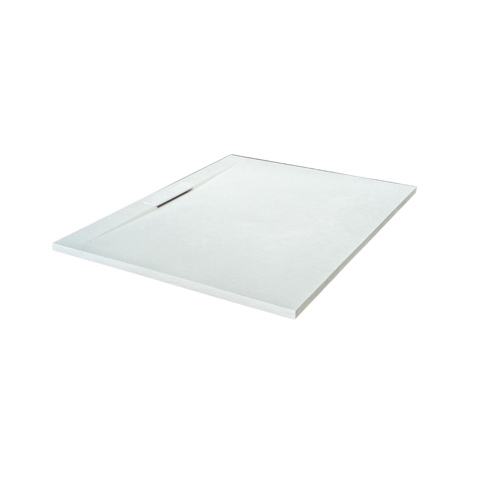 Receveur de douche mural aspect ardoise extra-plat 140x90cm