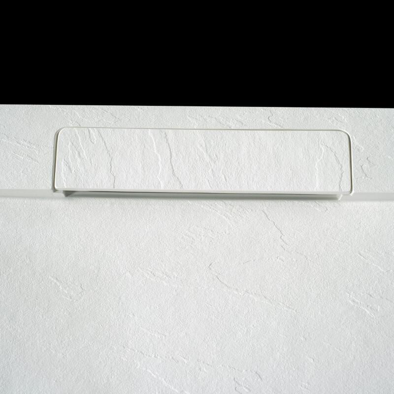 Receveur de douche mural aspect ardoise extra-plat 140x90cm