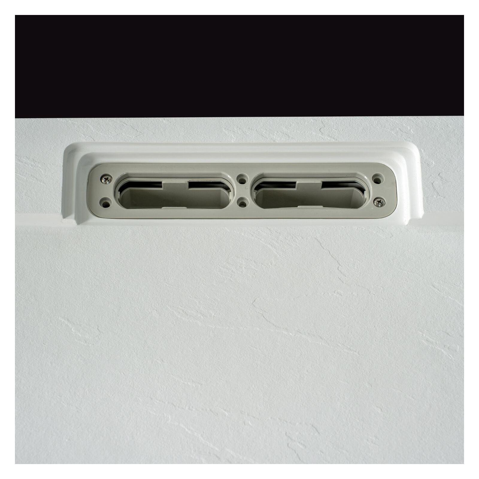 Receveur de douche mural aspect ardoise extra-plat 140x90cm