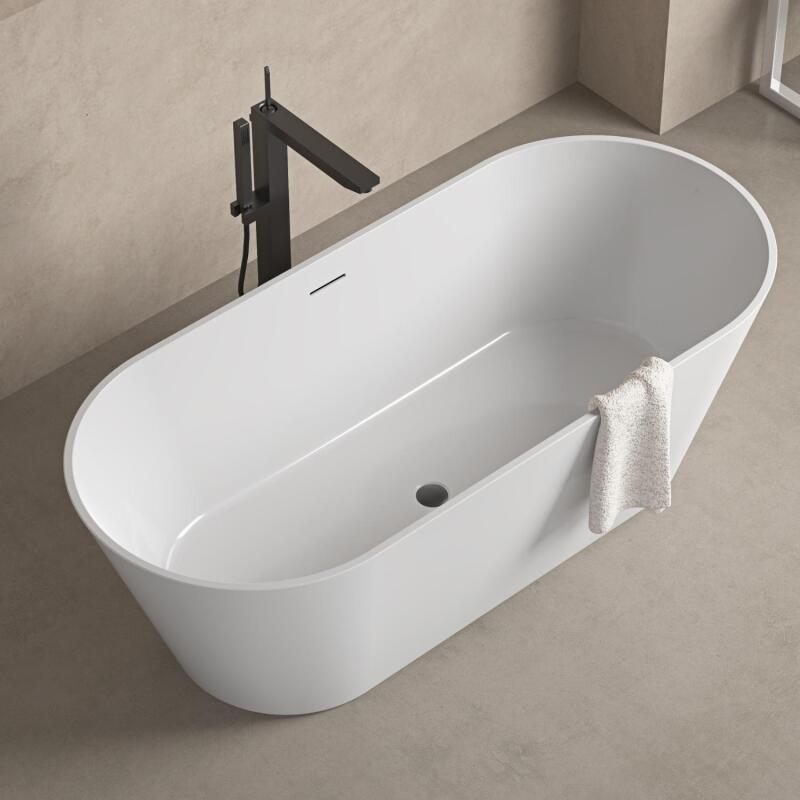 Baignoire îlot en acrylique blanche 170cm