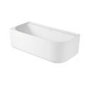 Baignoire acrylique semi-îlot blanche 170cm - Angle gauche