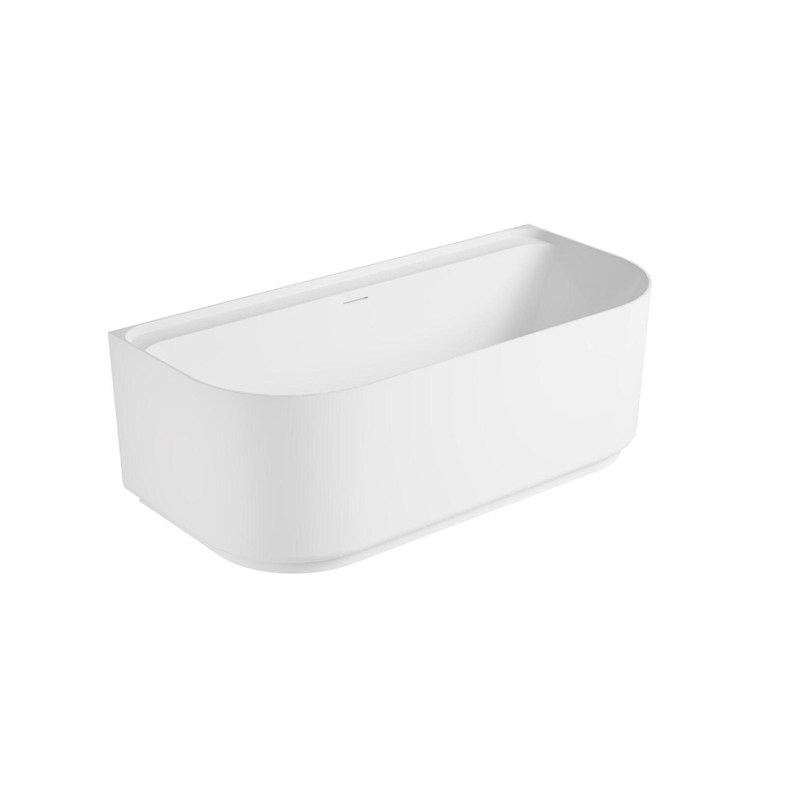 Baignoire acrylique murale blanche 170cm