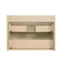 Ensemble meuble simple vasque 60 cm + robinet PIXE + miroir SORRENTO + Colonne SORRENTO
